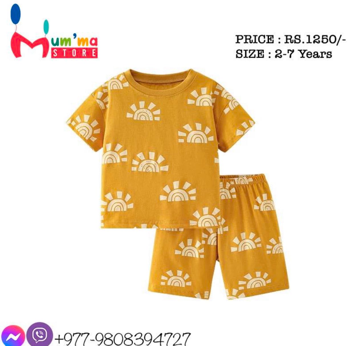Baby Cotton T-Shirt & Shorts Set